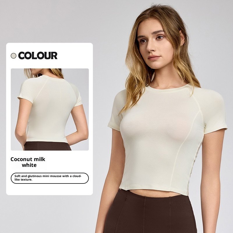 Women's Slim-Fit Versatile Workout T-Shirt For A Defined Waist - Image 2