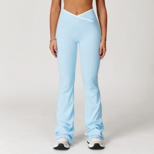 Women's Skinny Yoga Pants Micro-pull Cross High Waist