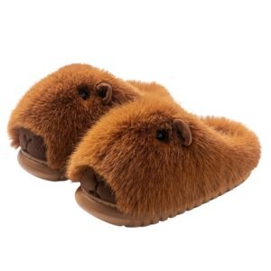 Autumn And Winter Fashionable Cartoon Plush Slippers