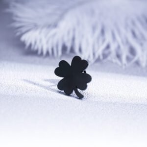 Fashion Four-leaf Clover Men's Suit Brooch Women Evening Dresses Badge Brooch