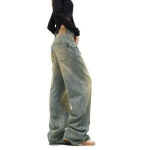 All-match American Retro Wide-leg Pants