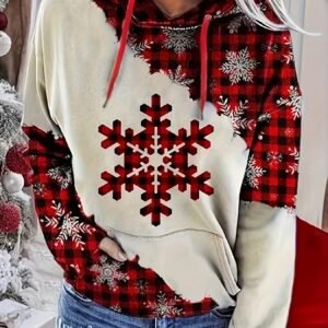 3D Digital-Print Casual Streetwear Womens Pullover Hoodie