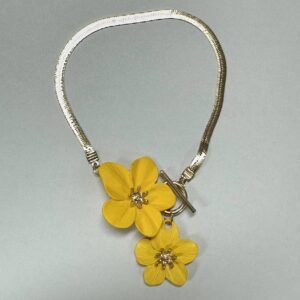 Fashion Simple All-match Flowers Anklet OT Buckle