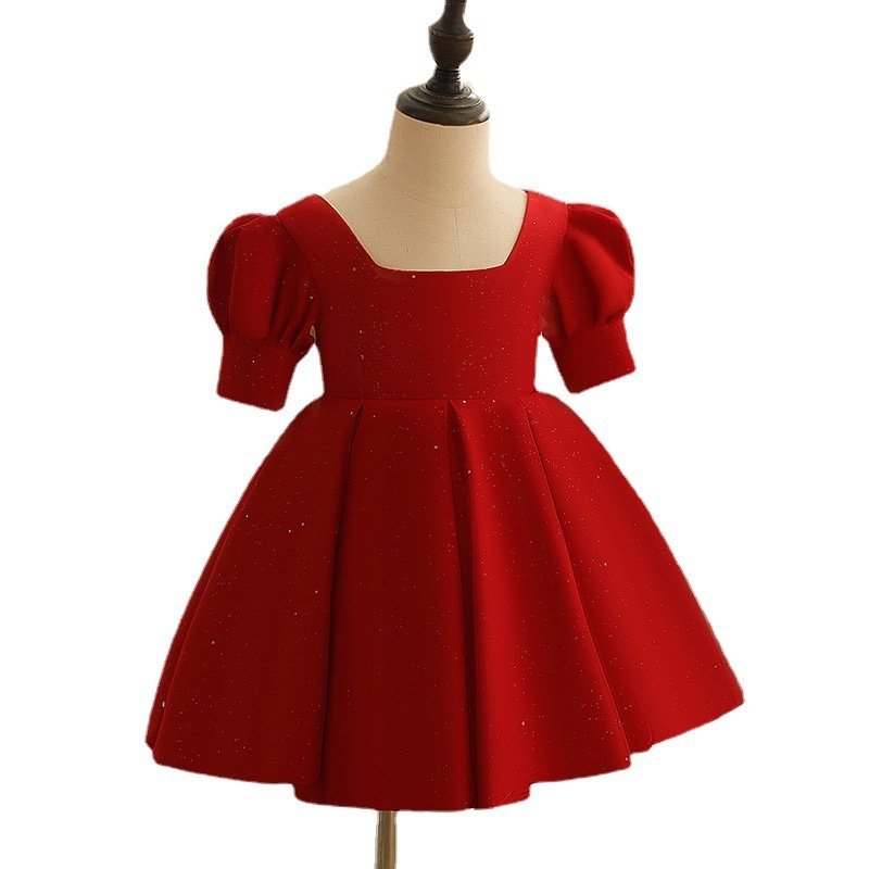 Girls' Piano Performance Dress Huatong Pengpeng Princess Skirt - Image 4