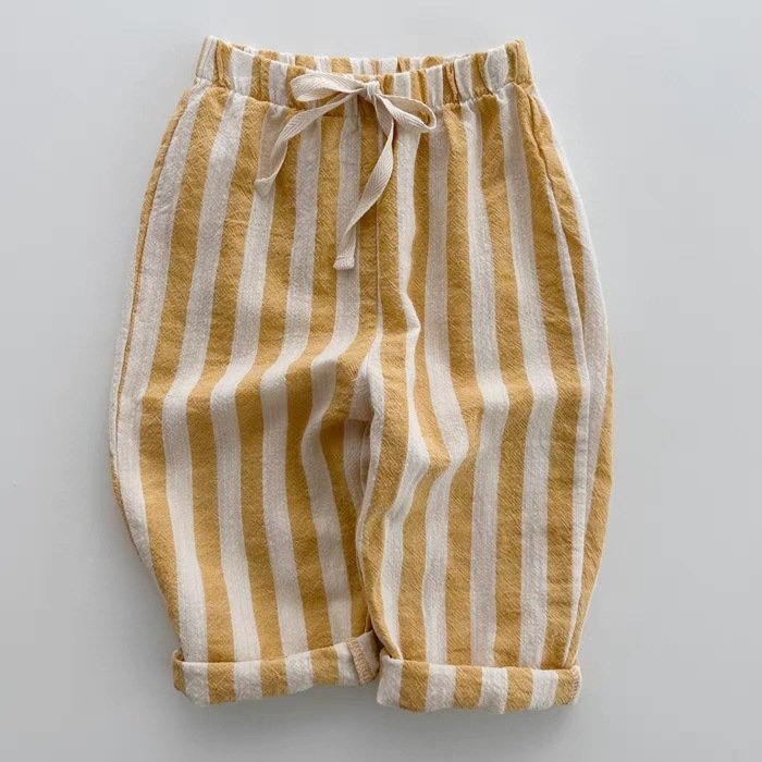 Spring and Autumn Summer Pants Vertical Breathable Boys and Girls - Image 4