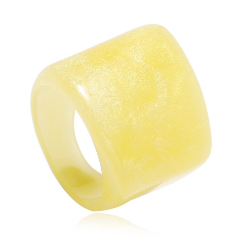 Women's Fashion Unique Ring Set Creative Jelly Color Resin Multi-Pack Rings Elegant Versatile Jewelry For Daily Wear & Gifting - Image 4