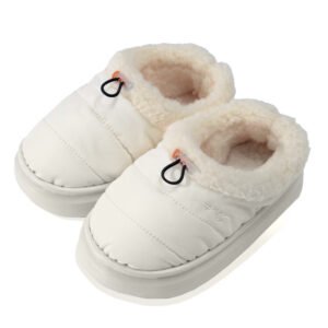 Cotton Slippers For Winter, Men And Women Adults, Furry Shoes, Indoor Cotton Shoes