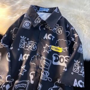 Student Loose Slim Fit Casual Shirt