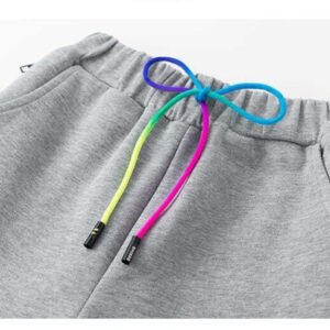 Side Zipper Fashion Casual Sports Pants Children's Thread Plus Velvet