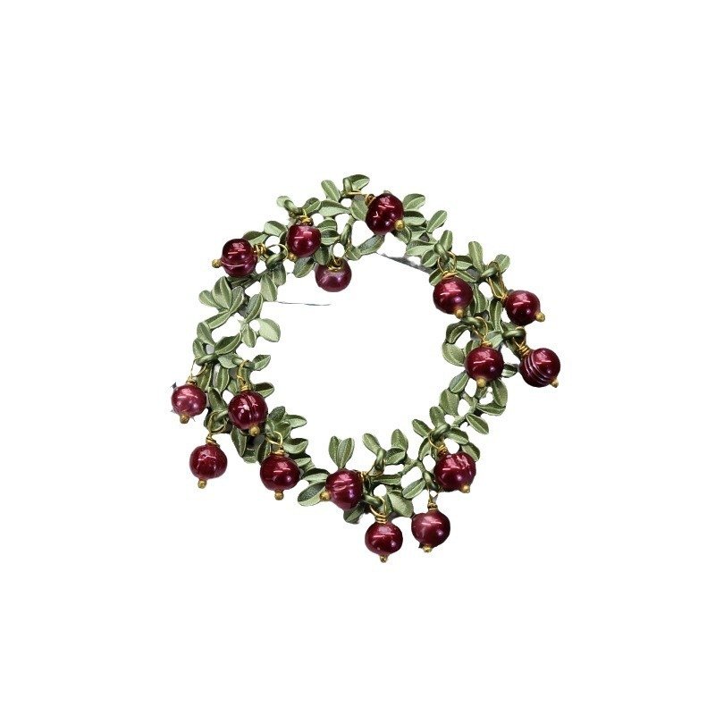 Retro Mori Style Plant Elegant Graceful Pearl Brooch - Image 5