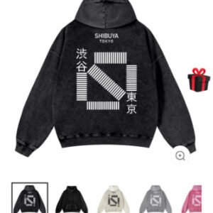 Pure Cotton Washed Vintage Hooded Sweatshirt With Double-layer Hood