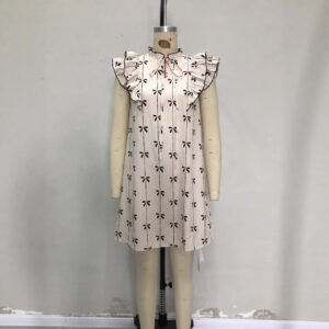 New Summer Shirt Dress With Flared Sleeves