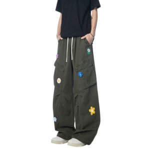 Retro Multi-pocket Straight-cut Work Pants For Men And Women