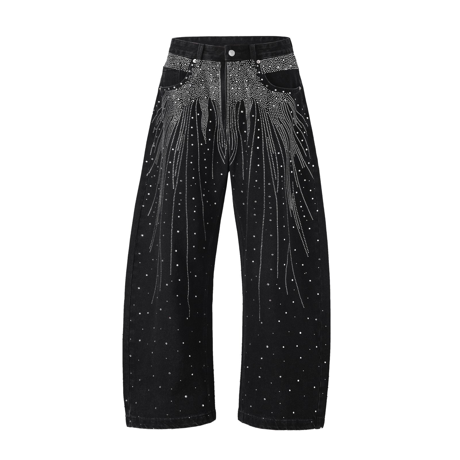 European And American High Street Loose-fitting Wide-leg Trousers - Image 3