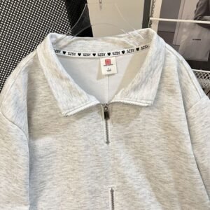 American-style High-street Relaxed-fit Hoodie With Double Zippers