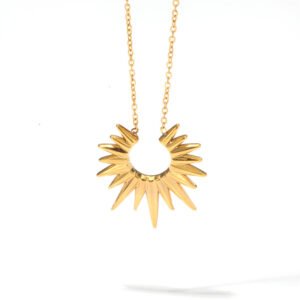 Stylish And Sophisticated Stainless Steel Pendant Necklace