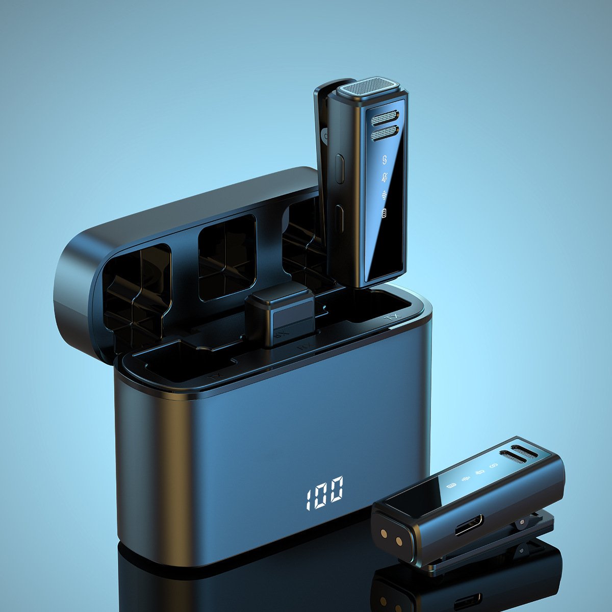 Wireless Lavalier Microphone Intelligent Sound Collection And Noise Reduction - Image 3