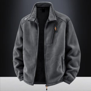Men's Warm With Velvet Padded Jacket Loose Casual Jacket