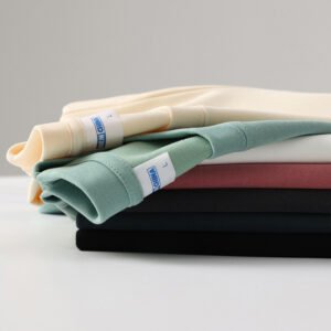 Fashion Men's And Women's Couple's Clothes Loose Shoulder Solid Color Base Shirt