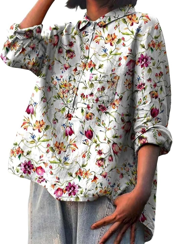 Animal Print Hawaiian Long Sleeved Shirt - Image 2