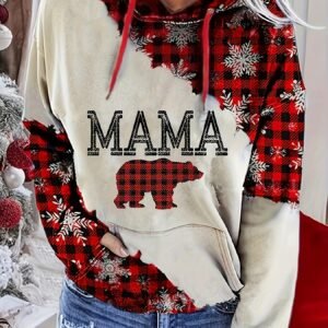 3D Digital-Print Casual Streetwear Womens Pullover Hoodie