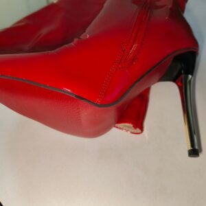 Womens Fashionable Over-the-knee Plus-size Metal-heel Boots