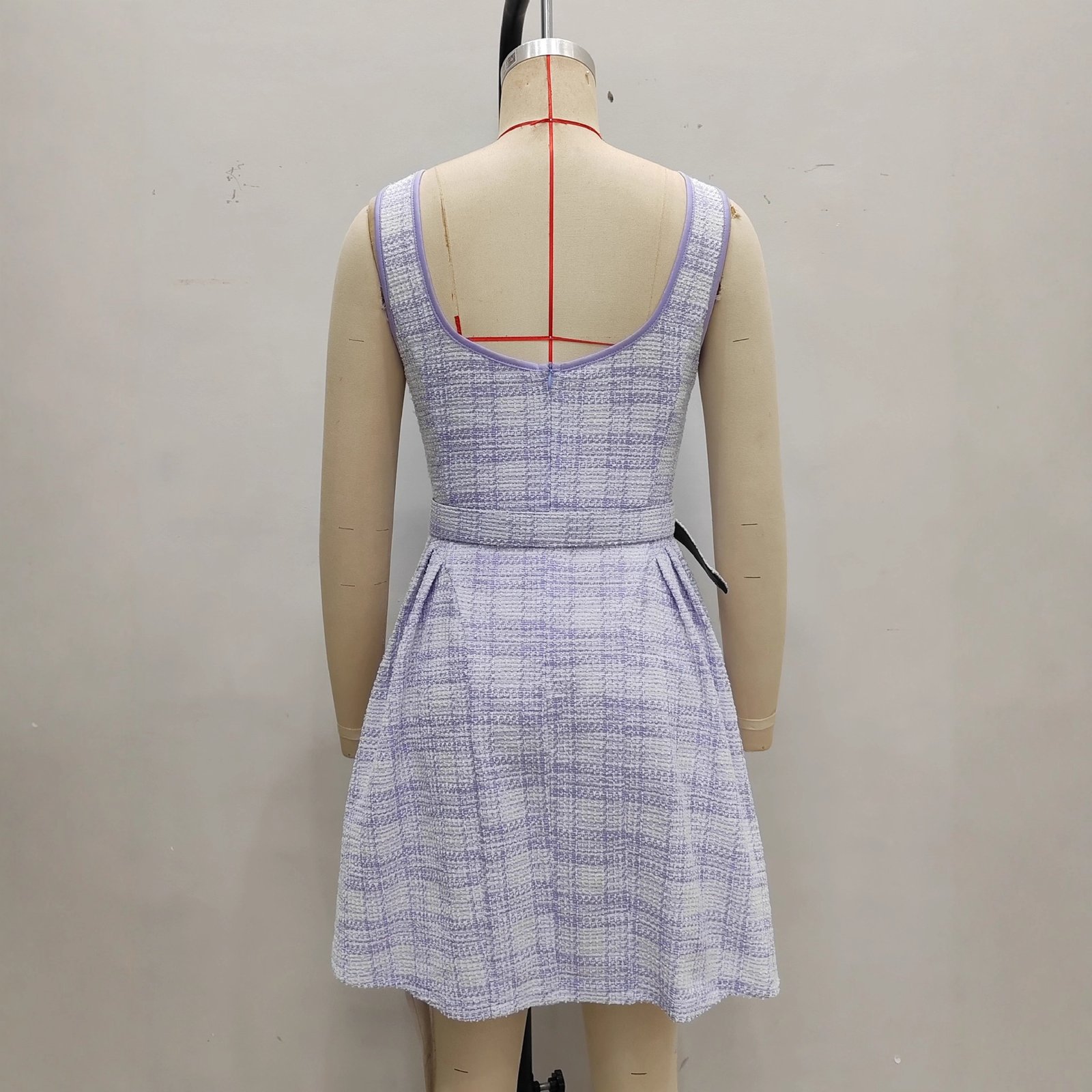 Womens French-style Sophisticated Socialite Chanel-inspired Dress - Image 4