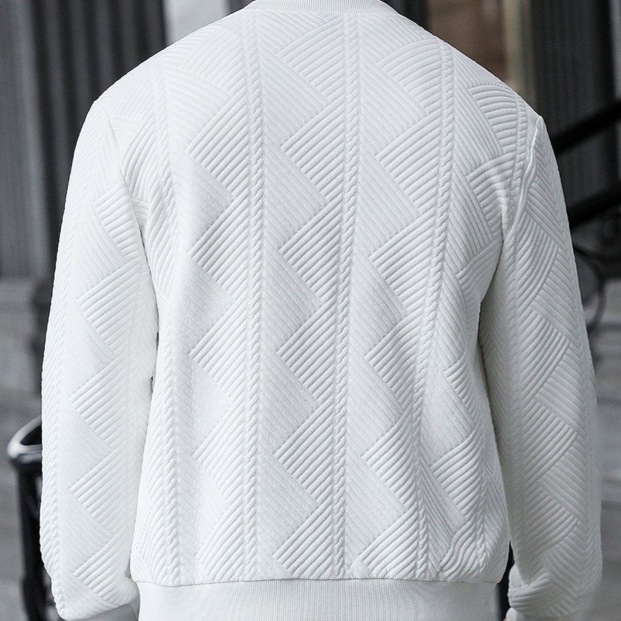 Solid-color Textured Coat From Europe And The US - Image 5