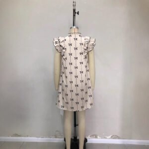 New Summer Shirt Dress With Flared Sleeves