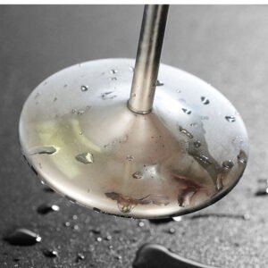 Creative metal wine glass