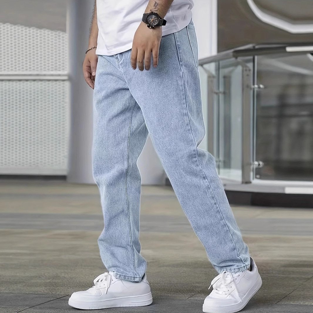 Youth Slim Jeans Men's Fashion Casual Men's Clothing