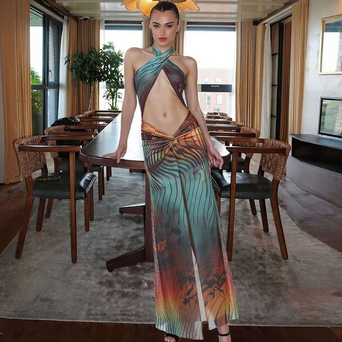 Springsummer Stylish Streetwear Sexy Dress - Image 2