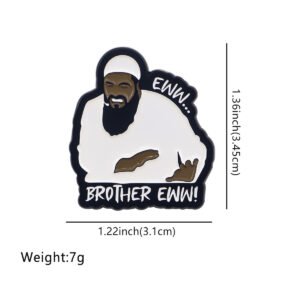 Cartoon Cute Quotations Brooch Women's Backpack Accessories Badge