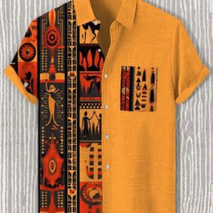 Men's Casual Digital 3D Short Sleeve Top