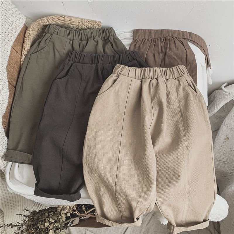 Children's Line-pressing Casual Pants Boys And Girls Baby Pants Spring And Autumn Clothing - Image 4