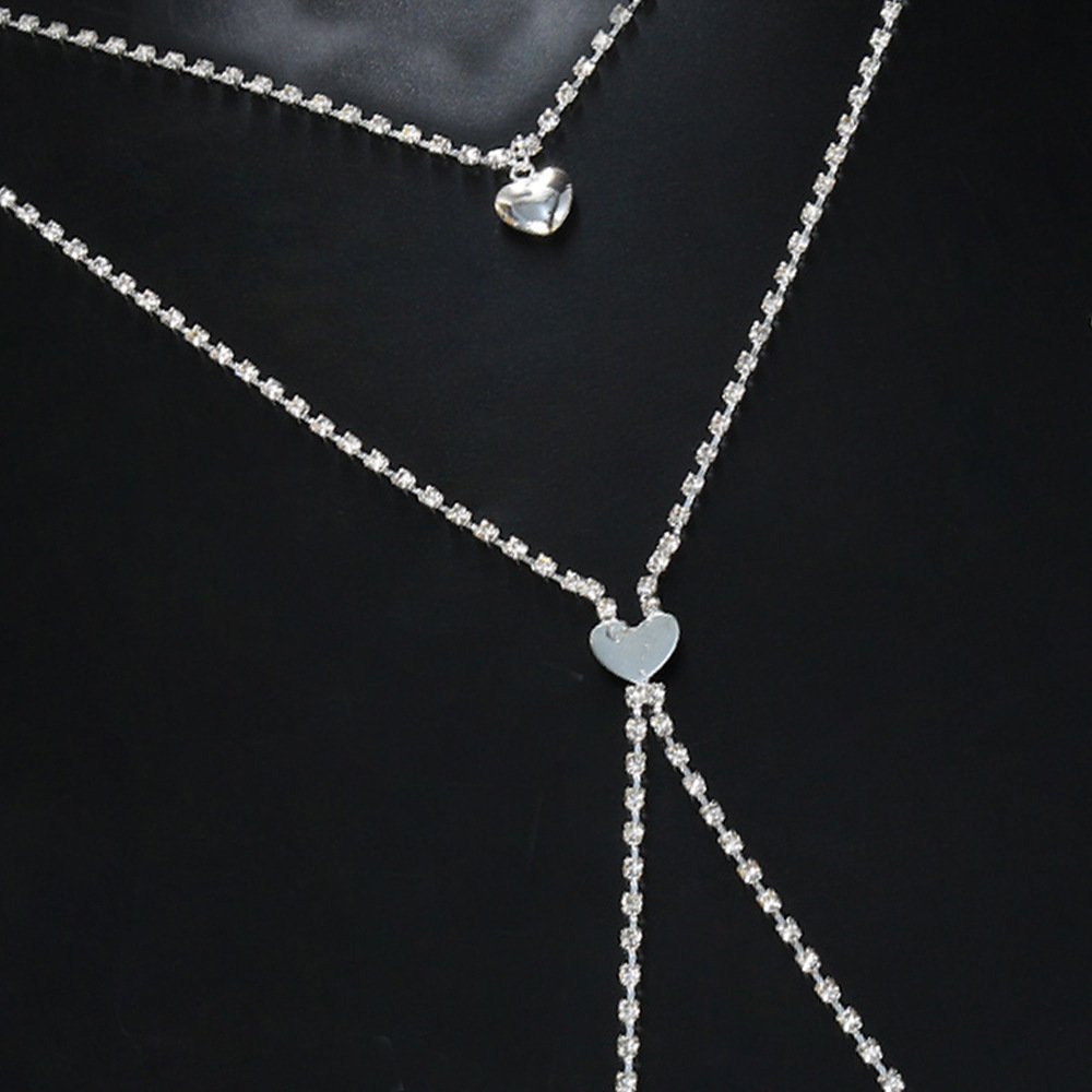 Rhinestone Love Body Chains Accessories - Image 4