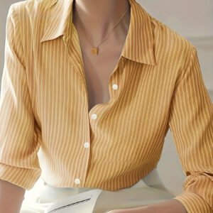 Spring New Striped Casual Shirt For Women