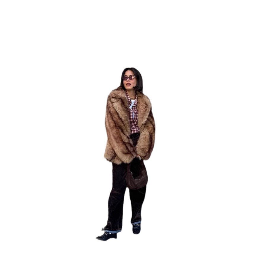 Women's Fur Coat Warm Plus Size - Image 5
