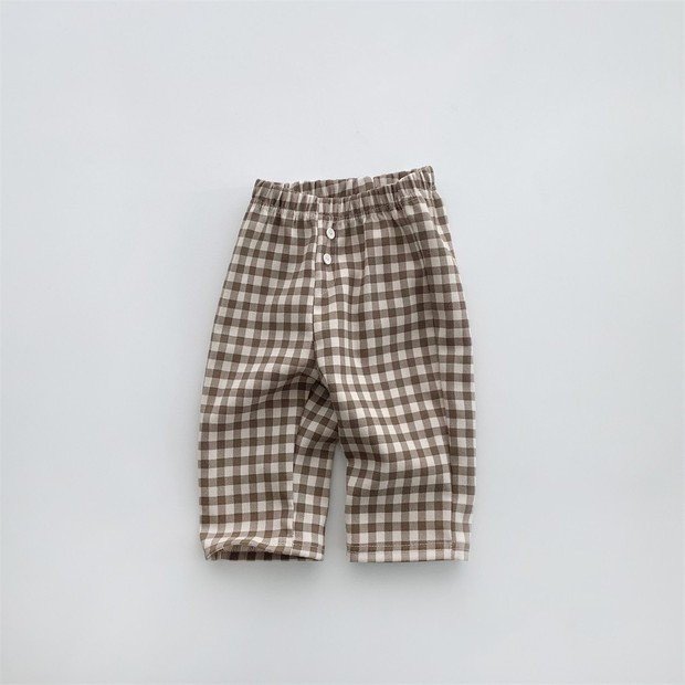 Children's Plaid Pants Infant Toddler Autumn - Image 3