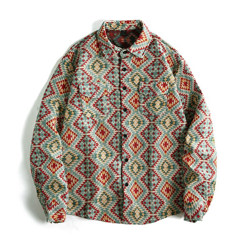 Men's Jacquard Pattern Long Sleeve - Image 6