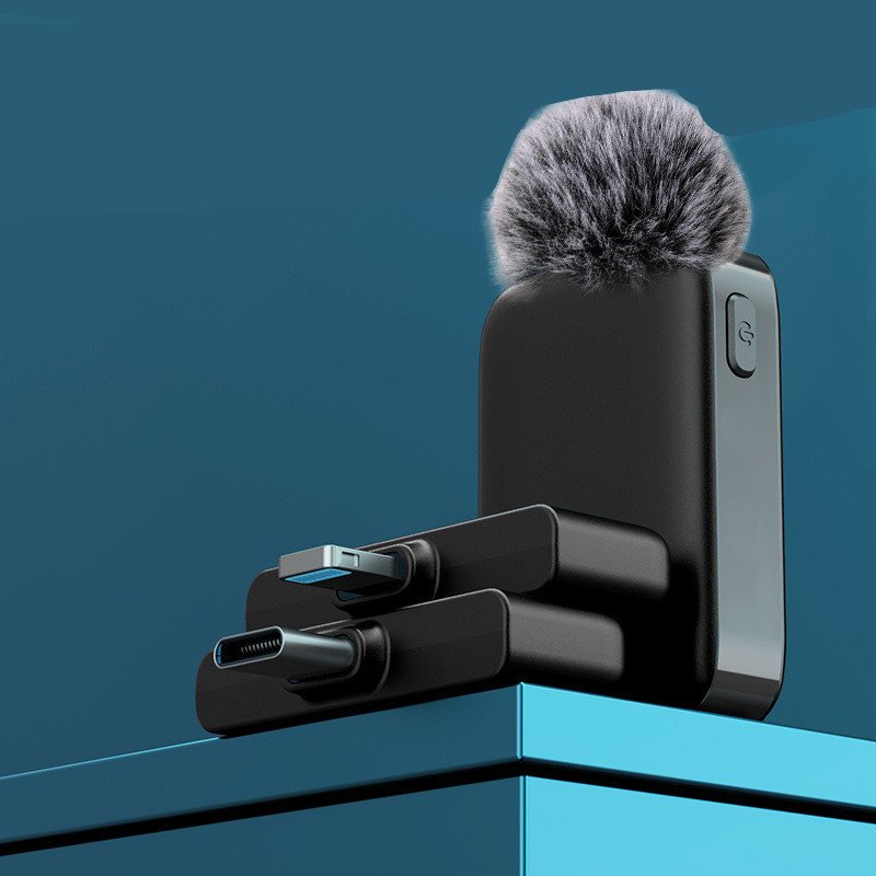 Wireless Lavalier Microphone Dual Core Noise Cancelling Microphone - Image 2