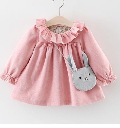 Spring and autumn new girls long-sleeved princess dress shirt baby bottoming shirt princess dress to send bags - Image 4