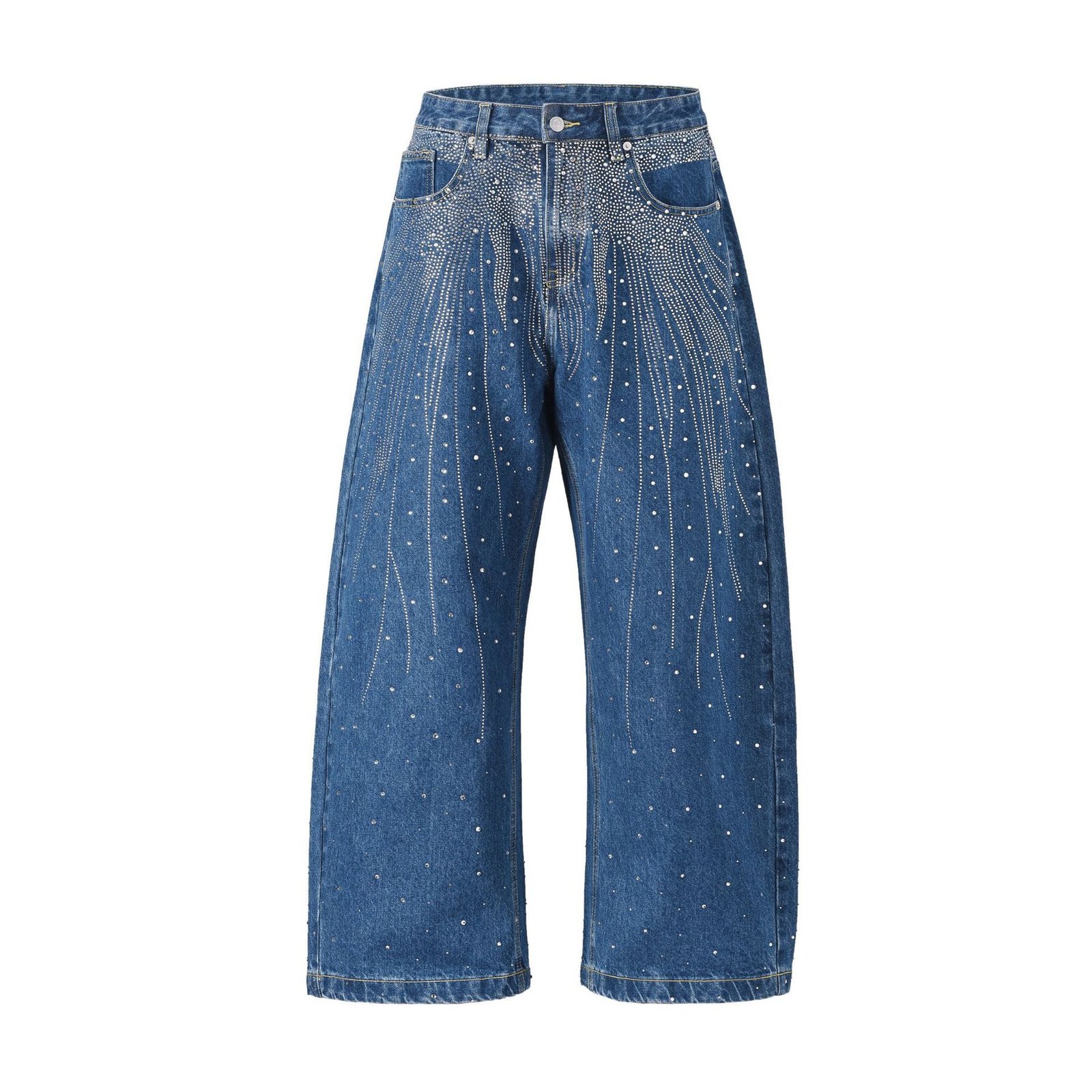 European And American High Street Loose-fitting Wide-leg Trousers - Image 5
