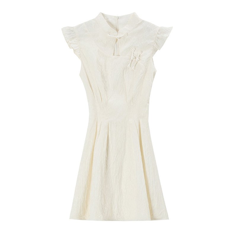 Women's Fitted-waist Modernized Cheongsam Dress - Image 4