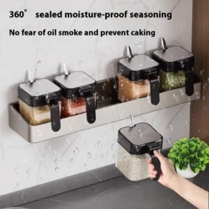 Seasoning Box Storage Rack Combination Suit