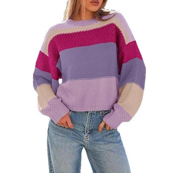 Pullover Lazy Sweater Fashion Casual Top - Image 5