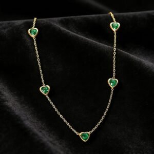 Stainless Steel Necklace In The INS Style With Tassel Stars And Roses