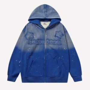 Men's Loose Casual Printed Hooded Sweatshirt