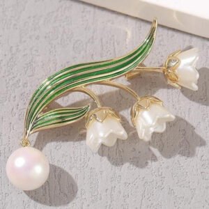 High-end New Exquisite Lily Of The Valley Brooch