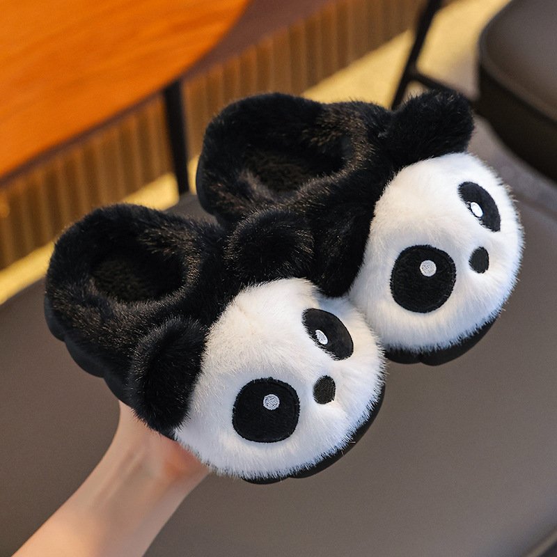 Winter Cotton Slippers For Children Warm And Fleece-lined Cotton Shoes - Image 6